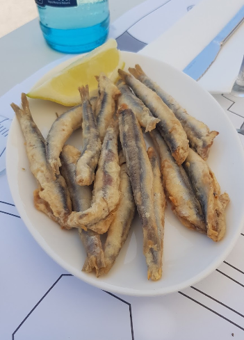 pescado en tempura